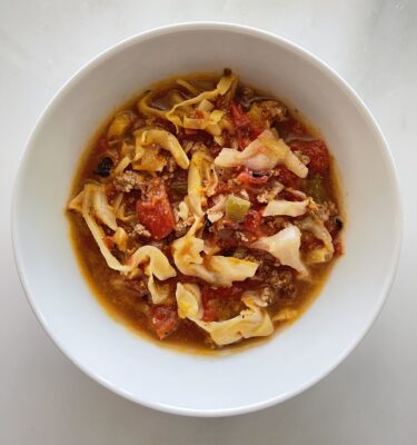 Soups & Salads: Mexican Beef and Cabbage Soup (GF/DF)