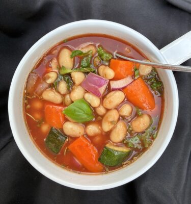 Soups: Italian Veggie & White Bean Soup (GF/DF/Vegetarian)