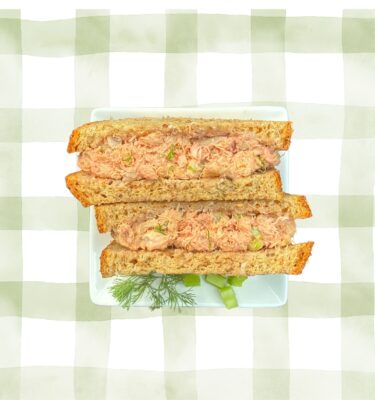 Sandwiches & Wraps: Salmon Salad (GF Option)