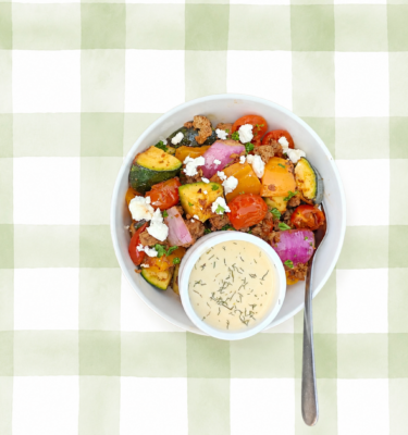Salads & Bowls: Mediterranean Stir-Fry Bowl (GF/DF Option) (Veg Option)